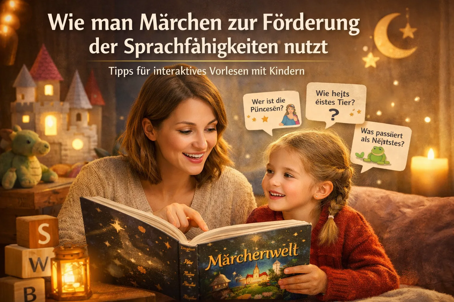 Wie man Märchen zur Förderung der Sprachfähigkeiten nutzt