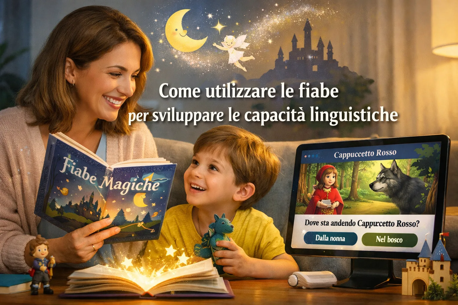 Come utilizzare le fiabe per sviluppare le capacità linguistiche