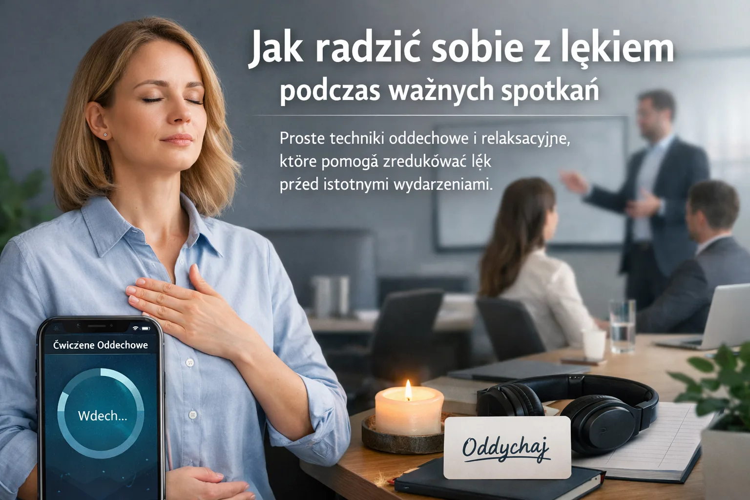 Jak radzić sobie z lękiem podczas ważnych spotkań