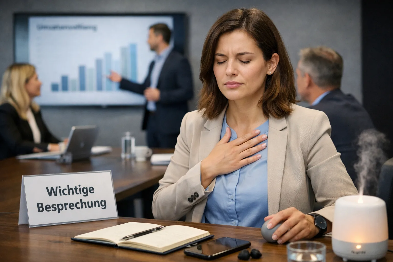 Wie man mit Angst während wichtiger Meetings umgeht