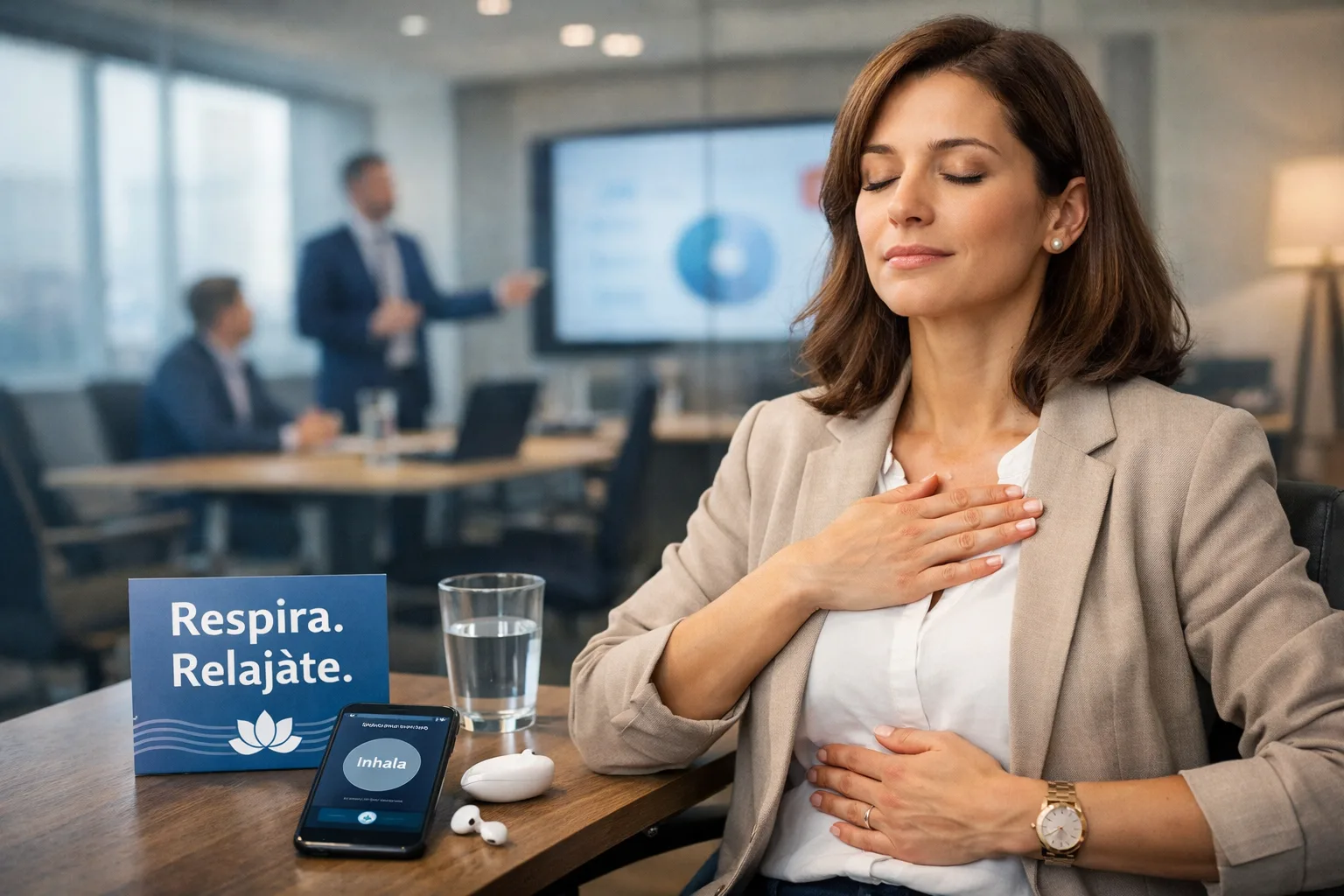 Cómo manejar la ansiedad durante reuniones importantes
