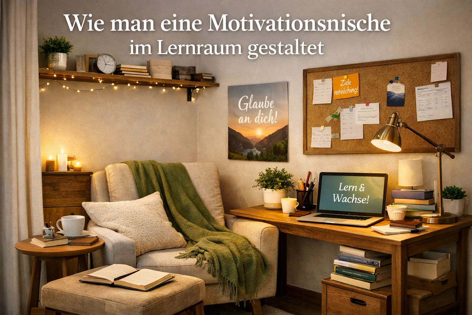 Wie man eine Motivationsnische im Lernraum gestaltet