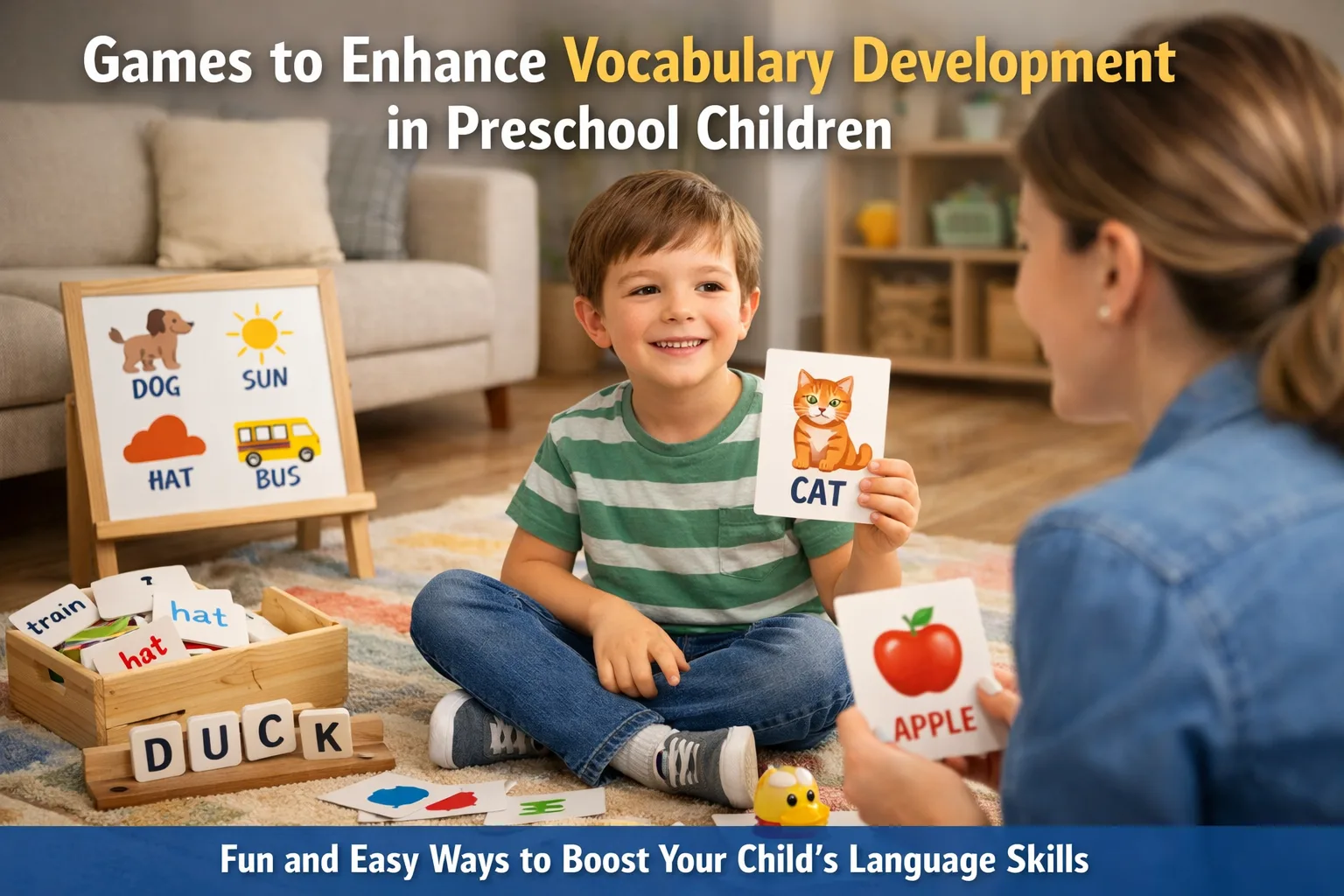 Games to Enhance Vocabulary Development in Preschool Children