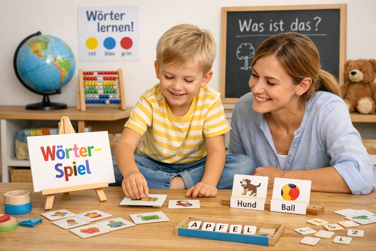 Spiele zur Förderung des Wortschatzes bei Vorschulkindern