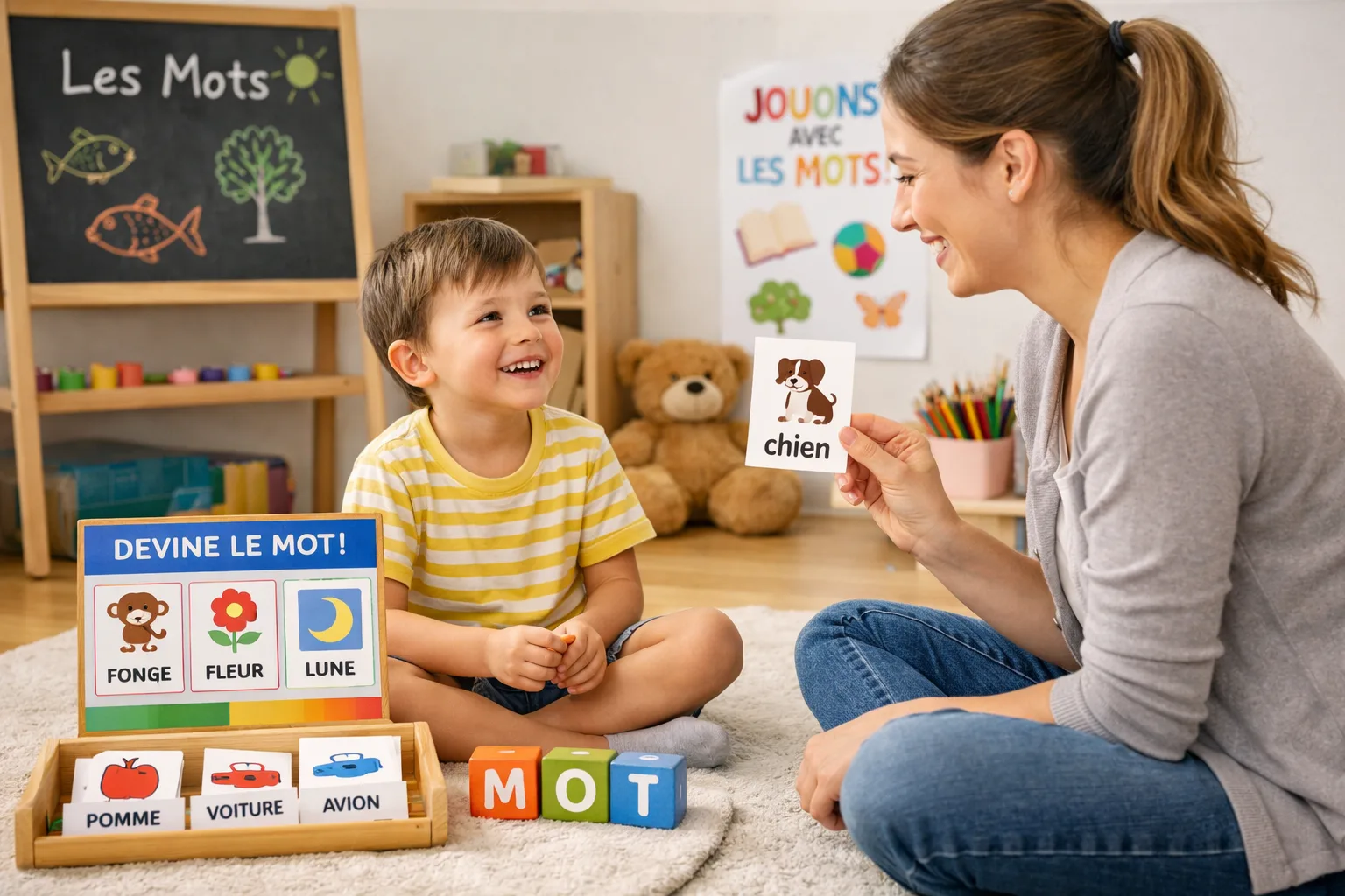 Jeux pour développer le vocabulaire chez les enfants d'âge préscolaire