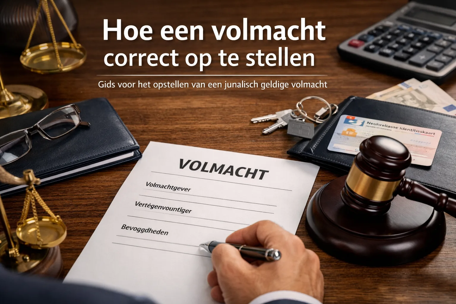 Hoe een volmacht correct op te stellen