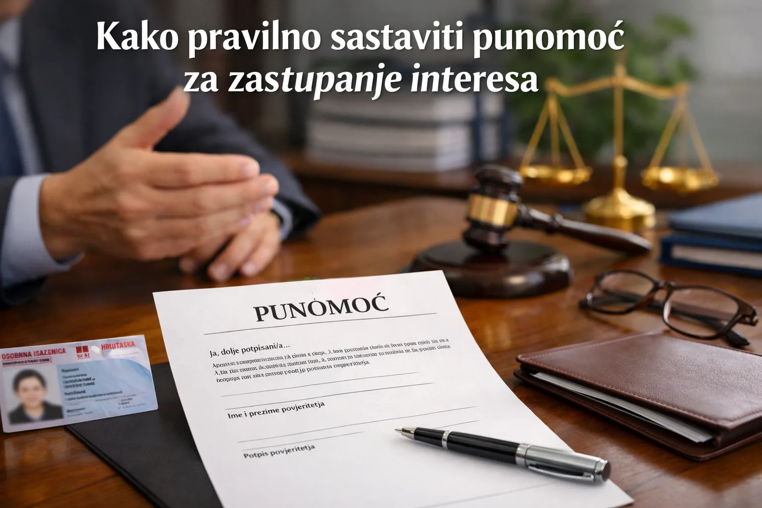 Kako pravilno sastaviti punomoć za zastupanje interesa
