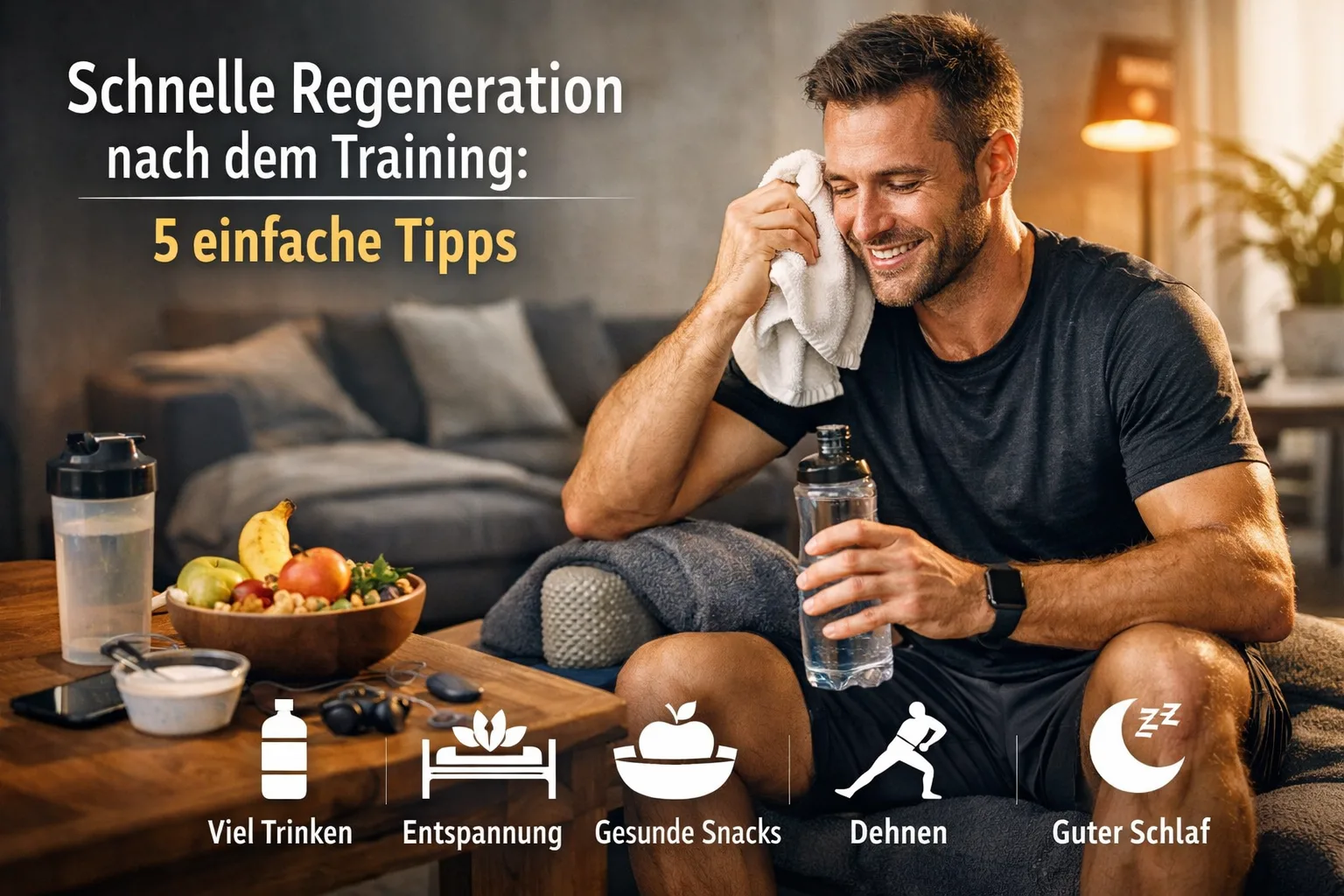 Schnelle Regeneration nach dem Training: 5 einfache Tipps
