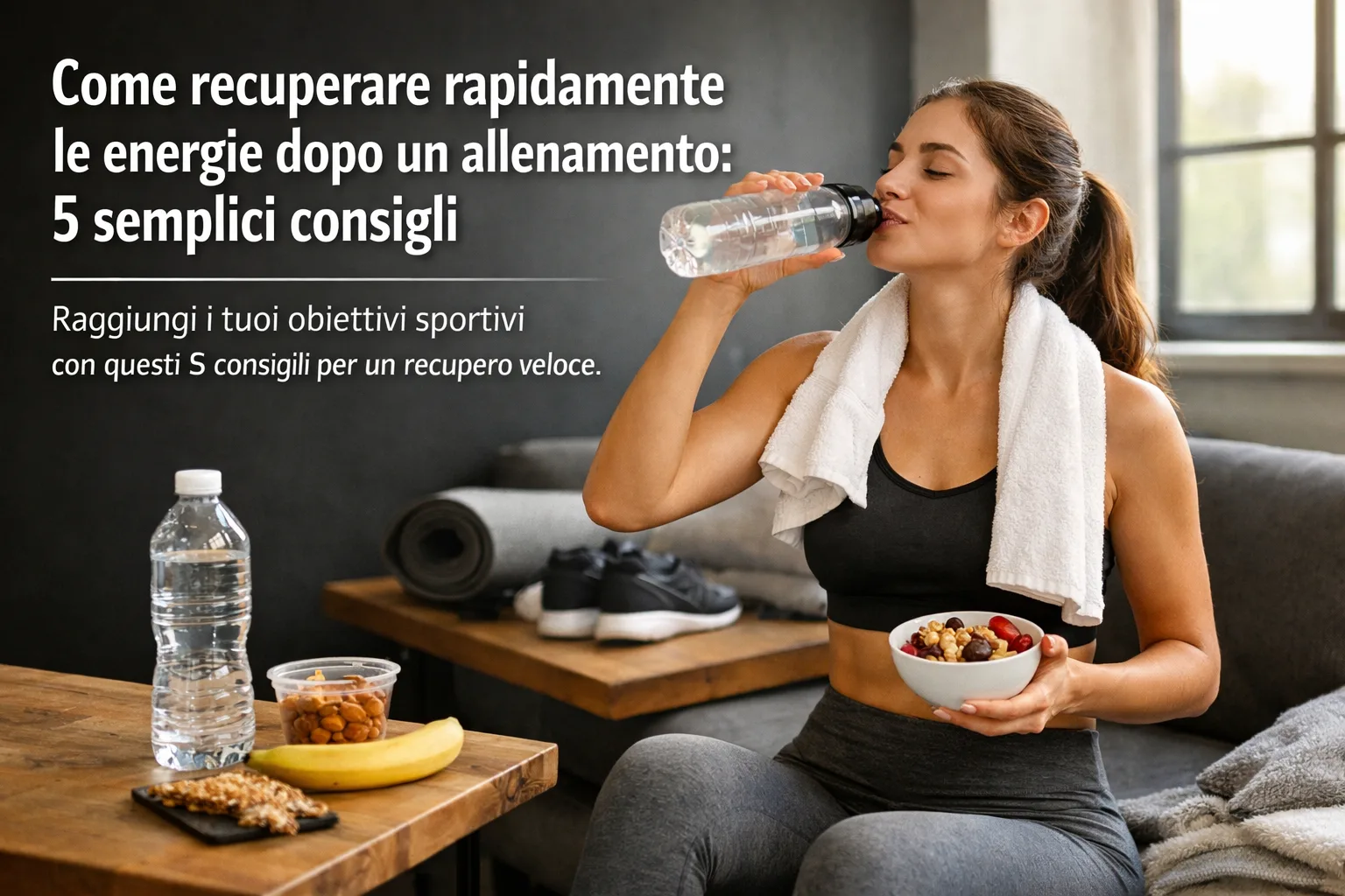 Come recuperare rapidamente le energie dopo un allenamento: 5 semplici consigli