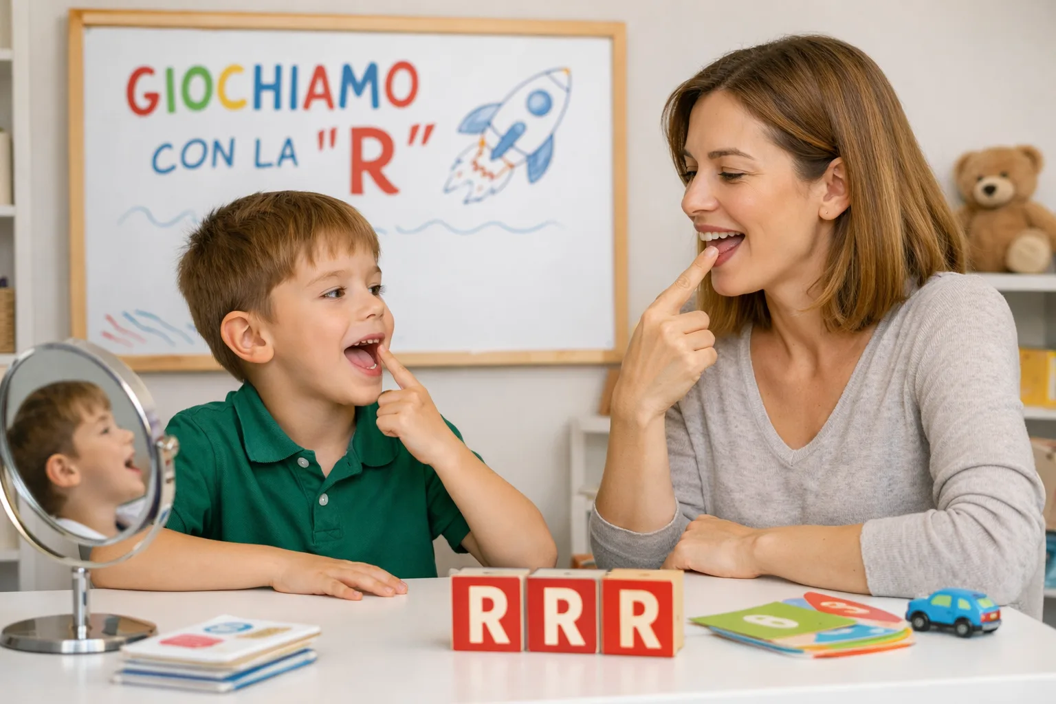 Come insegnare a un bambino a pronunciare correttamente il suono 'r