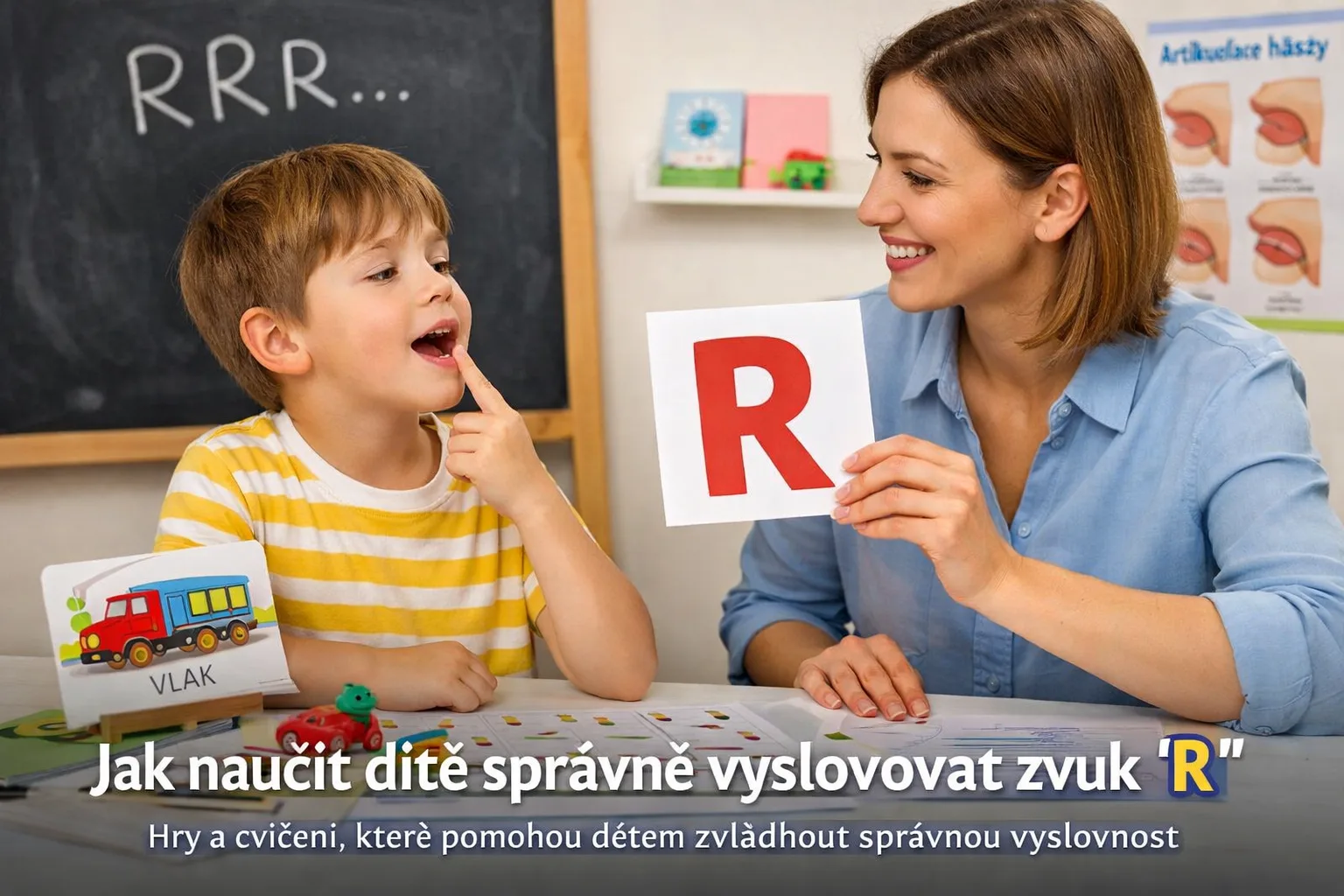 Jak naučit dítě správně vyslovovat zvuk 'r