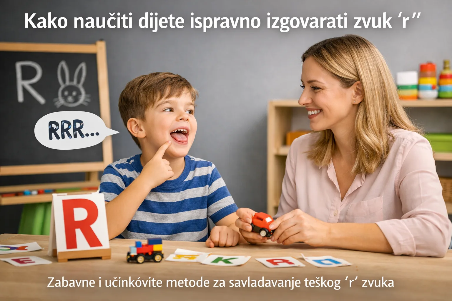 Kako naučiti dijete ispravno izgovarati zvuk 'r