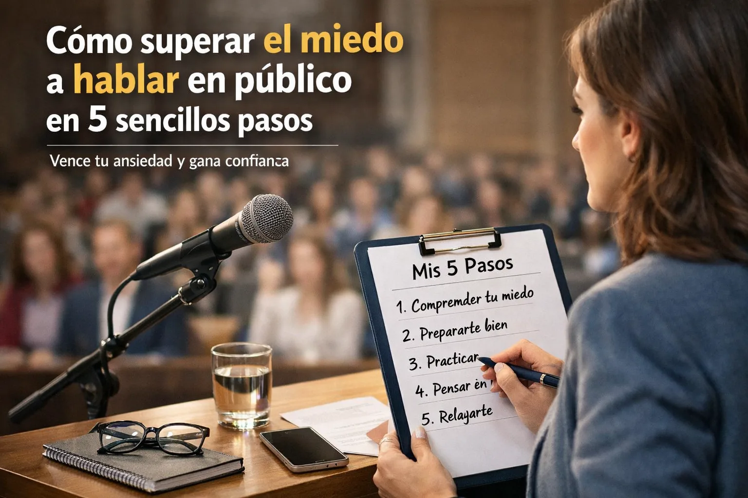 Cómo superar el miedo a hablar en público en 5 sencillos pasos