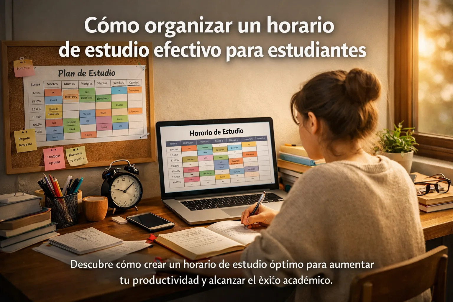Cómo organizar un horario de estudio efectivo para estudiantes