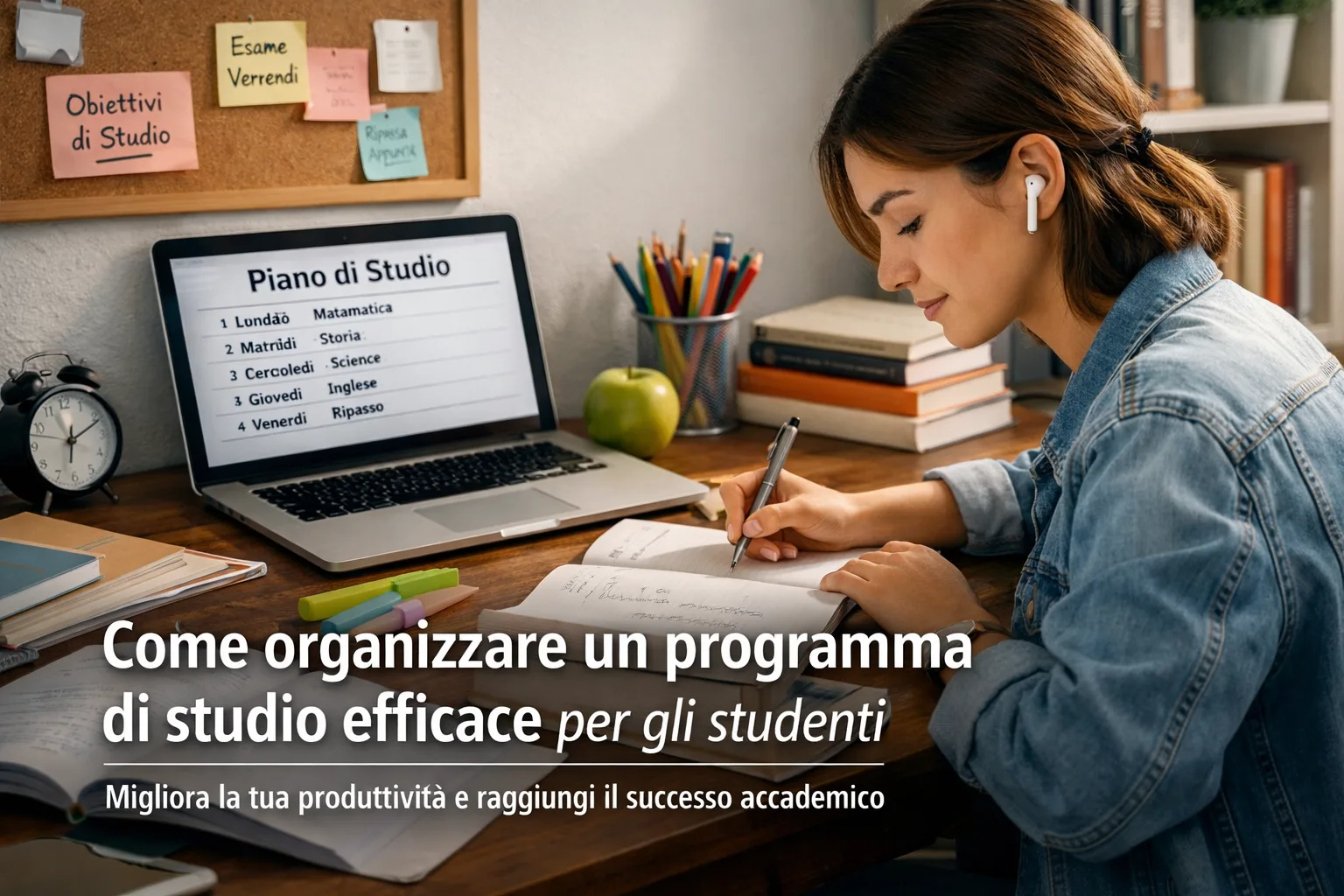 Come organizzare un programma di studio efficace per gli studenti