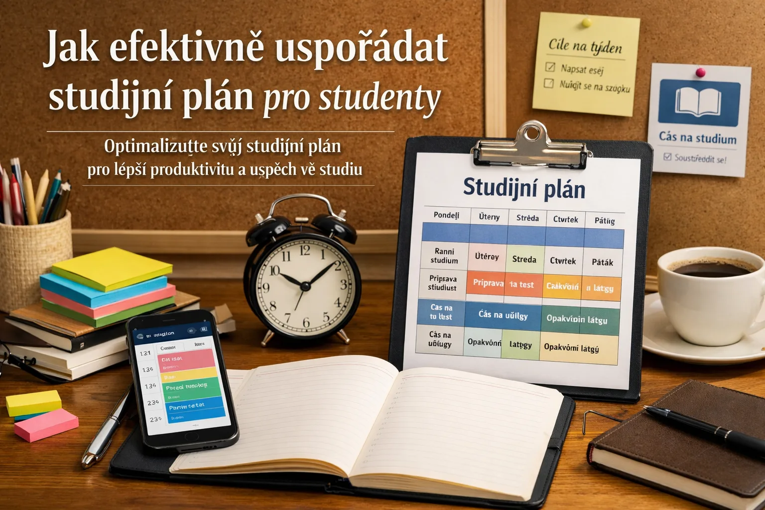 Jak efektivně uspořádat studijní plán pro studenty