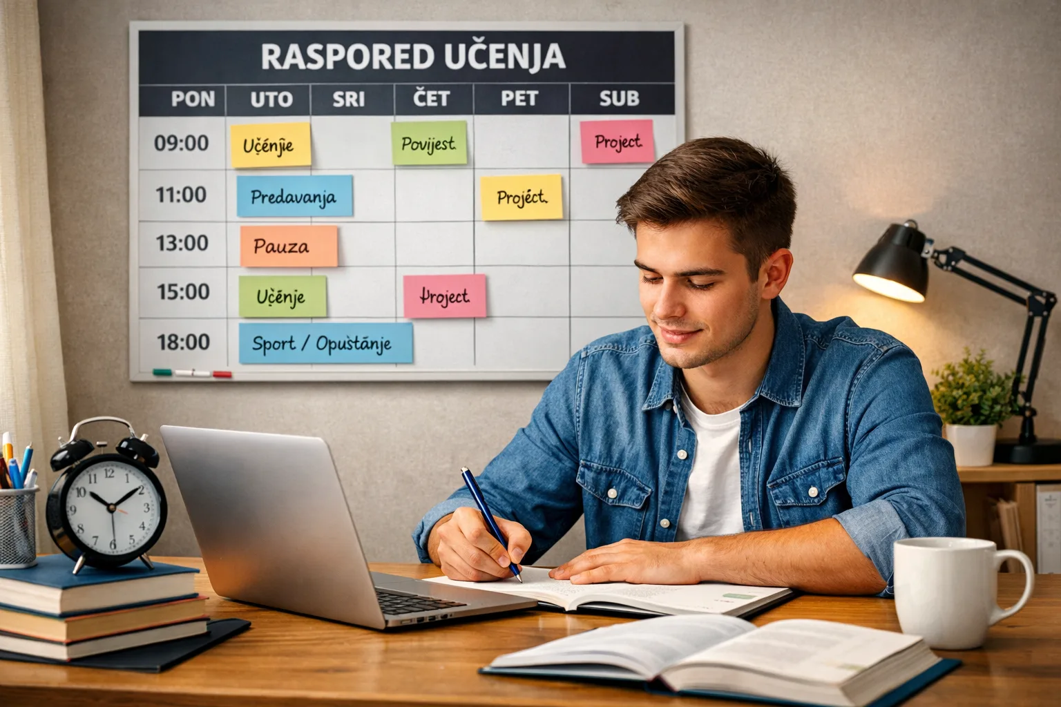 Kako organizirati učinkovit raspored učenja za studente