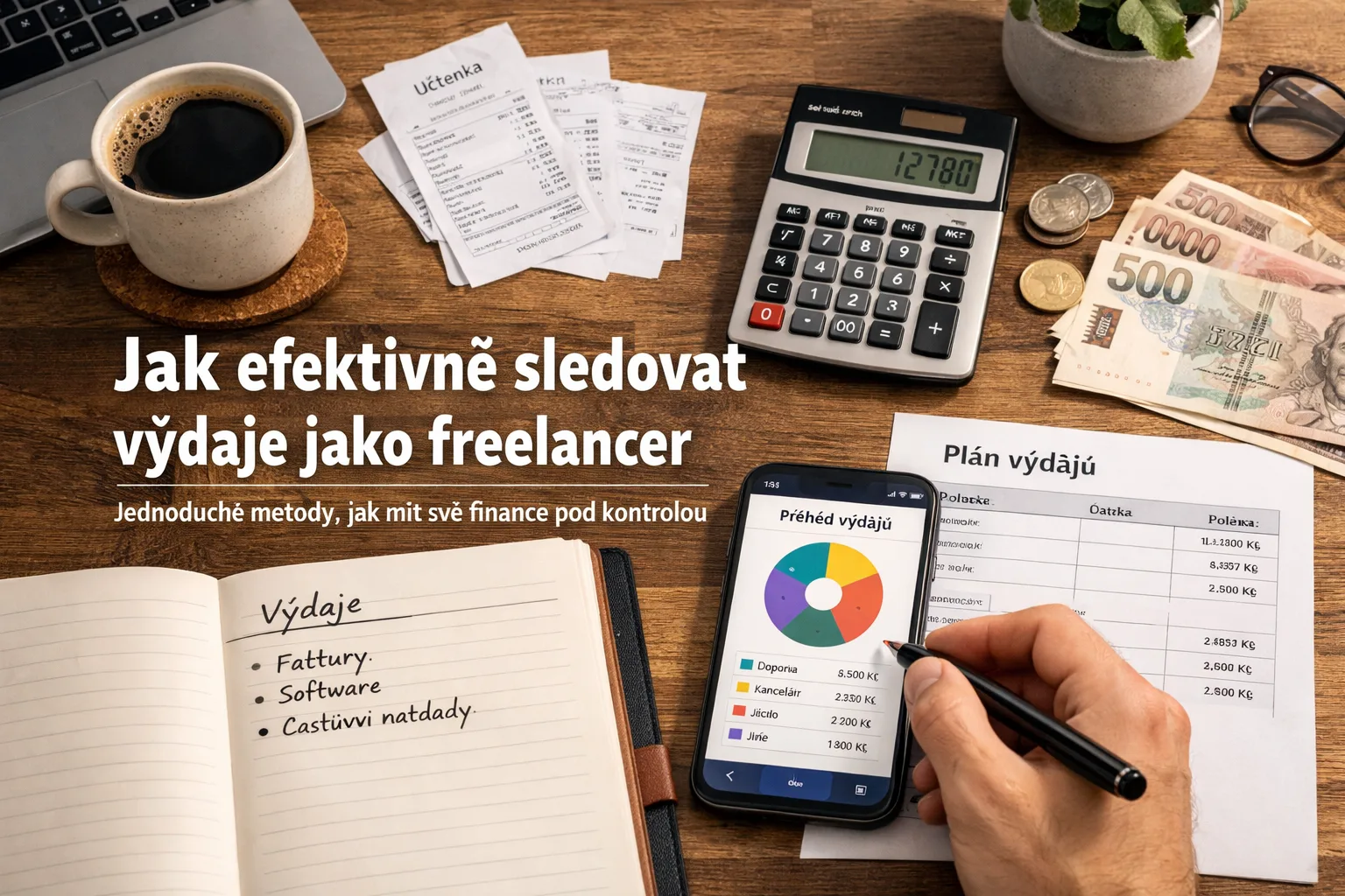 Jak efektivně sledovat výdaje jako freelancer