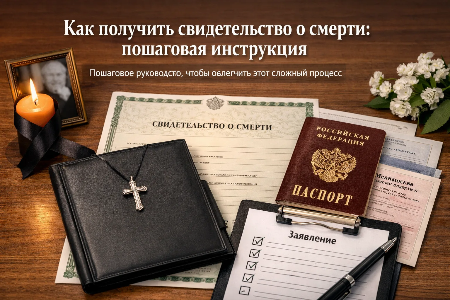 Как получить свидетельство о смерти: пошаговая инструкция