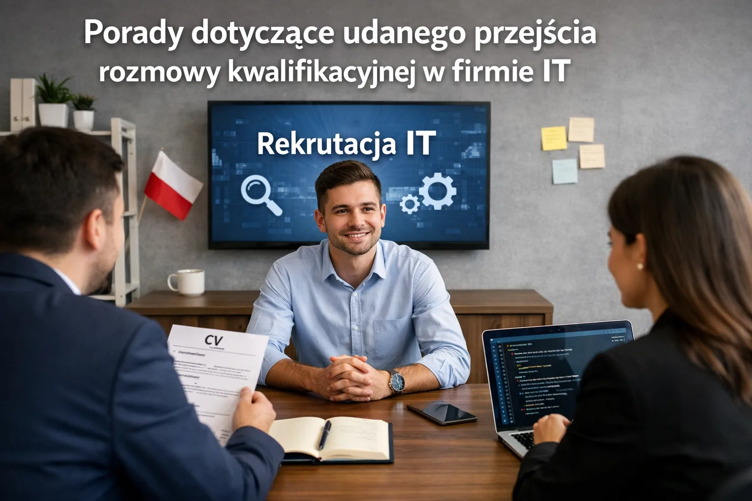 Porady dotyczące udanego przejścia rozmowy kwalifikacyjnej w firmie IT