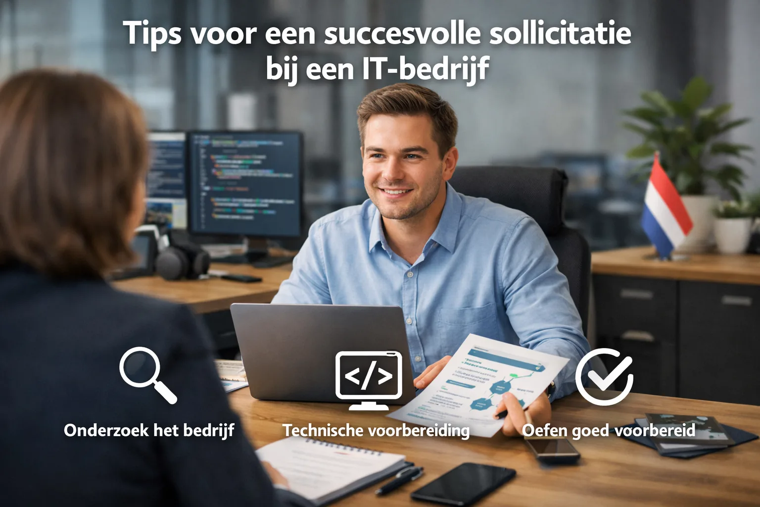 Tips voor een succesvolle sollicitatie bij een IT-bedrijf