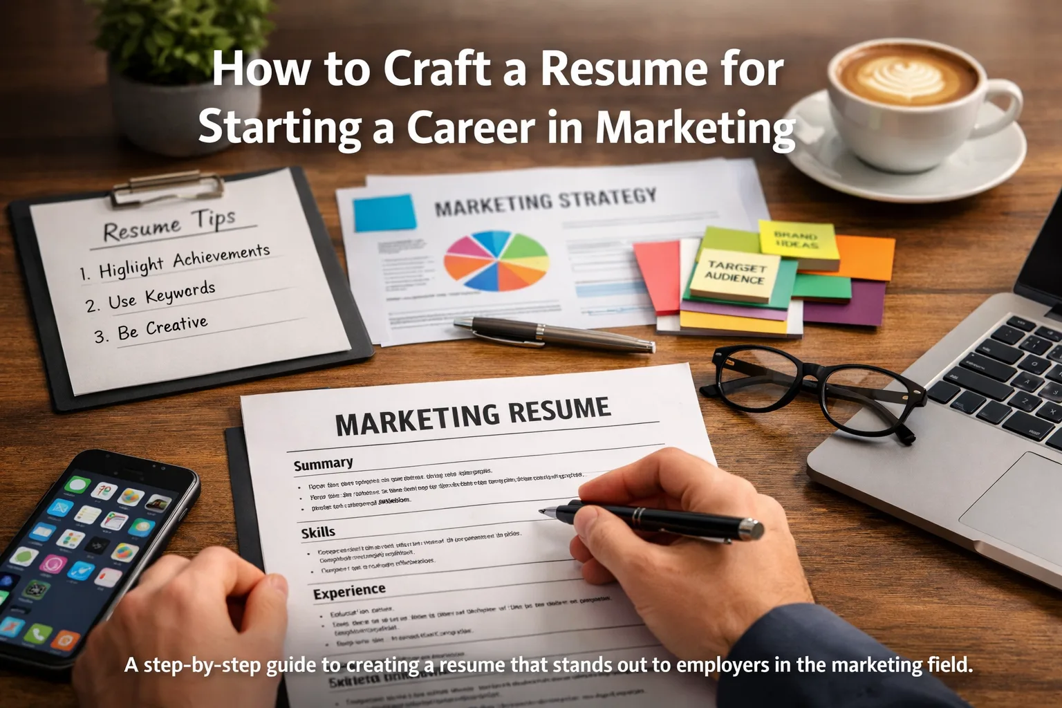 How to Craft a Resume for Starting a Career in Marketing