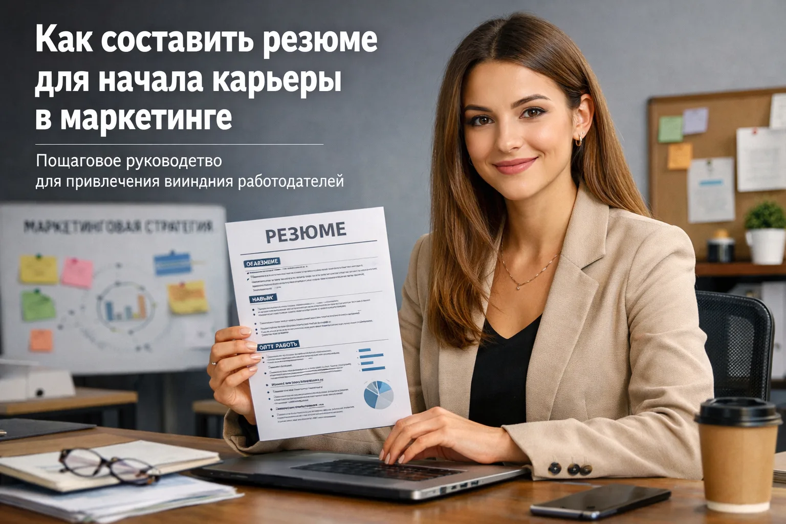 Как составить резюме для начала карьеры в маркетинге