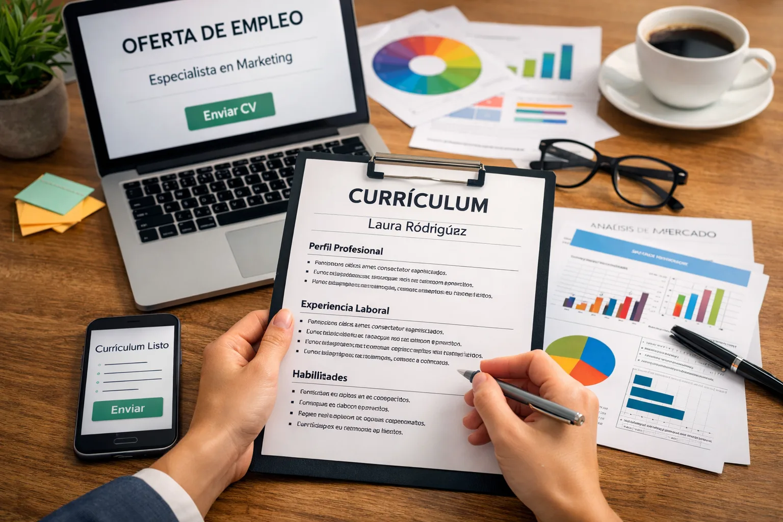 Cómo crear un currículum para comenzar una carrera en marketing
