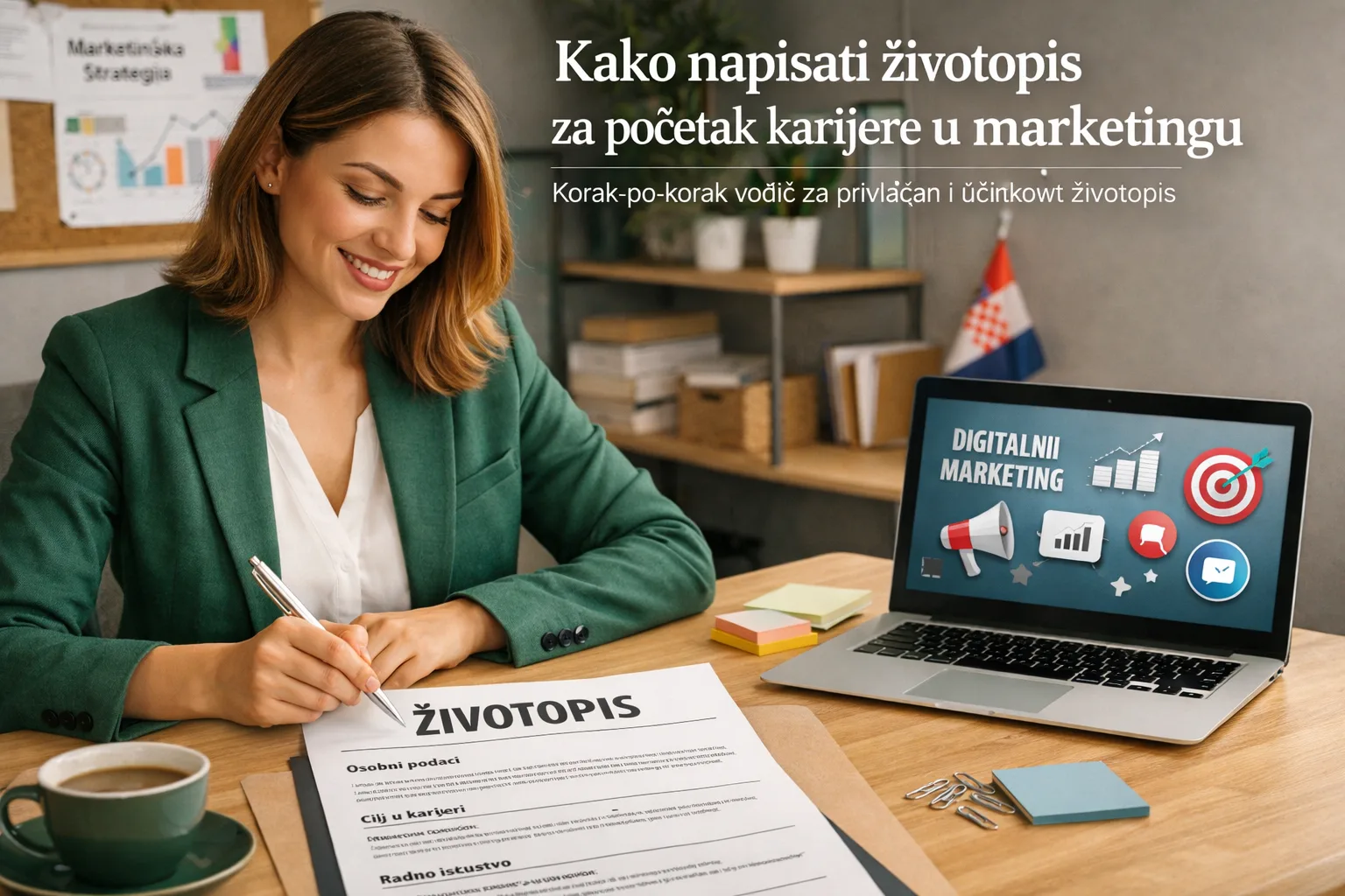 Kako napisati životopis za početak karijere u marketingu