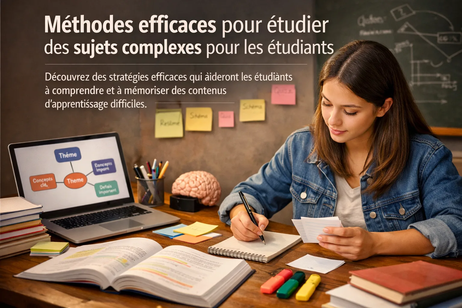 Méthodes efficaces pour étudier des sujets complexes pour les étudiants