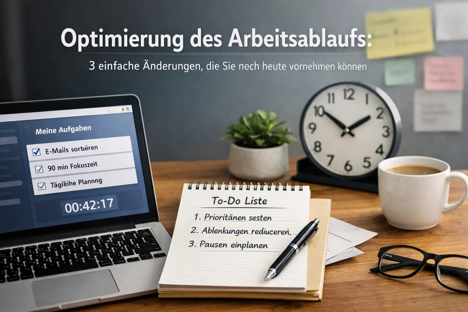 Optimierung des Arbeitsablaufs: 3 einfache Änderungen, die Sie noch heute vornehmen können