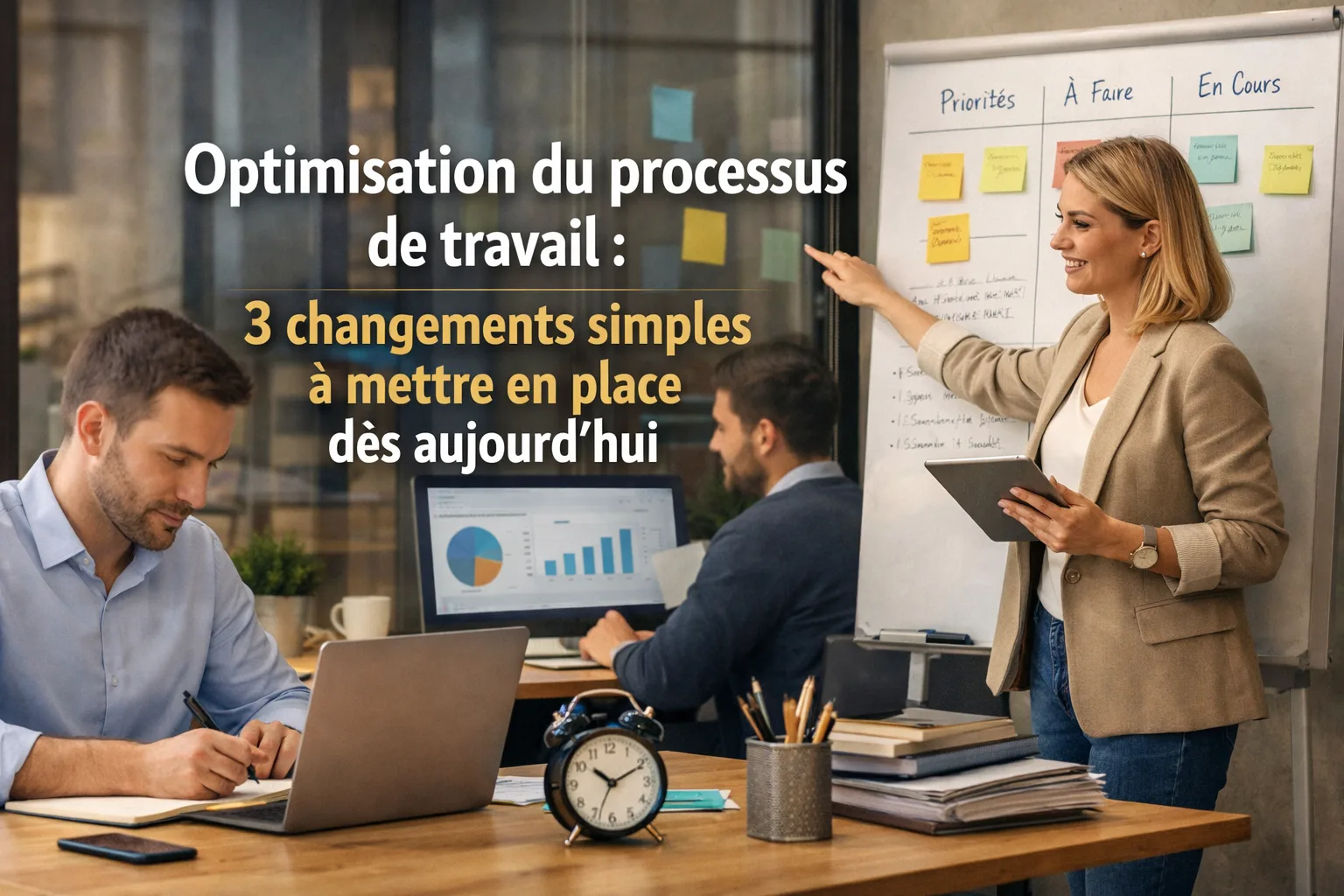 Optimisation du processus de travail : 3 changements simples à mettre en place dès aujourd'hui